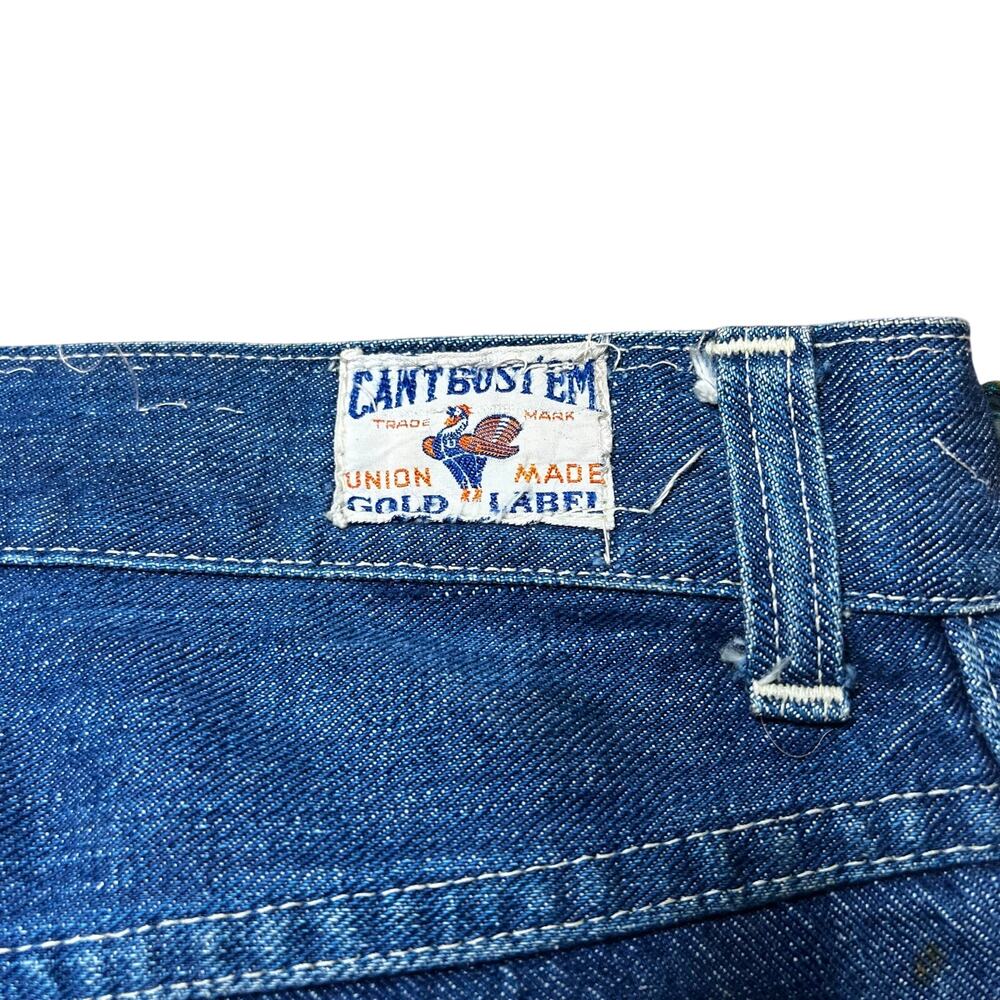 True Vintage 1930s 1940s Can’t Bust Em Jean Shorts